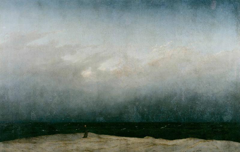 Caspar David Friedrich Monk by the Sea oil painting picture